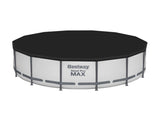 Bestway Swimming Pool 427x427x122cm Steel Frame Above Ground Pools Round Filter Pump Ladder BW-POOL-R-427-5612Y