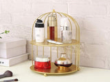 Cosmetics Iron Storage Rack Antique Bird Cage Jewelry Holder Dessert Cupcake Stand Necklace Earring V1192-AZ-W-10970