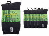 6 Pairs Mens Bamboo Rich Work Socks Thick Cushioned Anti Odour - Charcoal Grey V563-6BSOX-CHRCLGRY-SIZE11-14