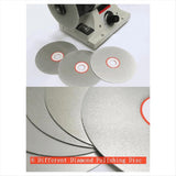 Diamond Polishing Disc Set 6 PCS, 6Inch Diamond Flat Lap 80/400/600/800/1500/3000 Grit Wheel Lapping V1369-AZ3-W-08367