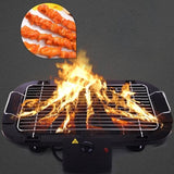 SOGA 49cm Electric BBQ Grill Teppanyaki Plate Non-stick Surface Hot Plate Kitchen 3-5 Person KOREANBBQPLATE49CM