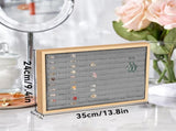 Rings Organizer Tray, 100 Slots Ring Earrings Trays Velvet Jewelry Display Tray Earring Storage Box V1259-DP01-A-802