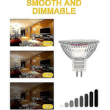 MR16 spotlight bulb 12V 20W GU5.3 dimmable 2-pin halogen bulb warm white light 2700K 12-pack V1237-ZY-203-5251