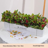 faux potted plant, sunflower, wooden box, home decor, Australia, living room tabletop V1106-112-23547-MLT-7