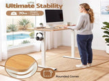 Artiss Standing Desk Electric Adjustable Ergonomic Office Table 100cm Oak HASD-ET156E-100-WHWD