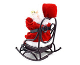 2024 Playing Saxophone Santa Claus in Chair with Music Electric Funny Santa Decoration V1263-JX-1362