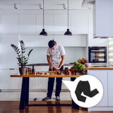 Stylish Black Cotton Chef Pants with Multiple Pockets for Kitchen V1370-AZ4-11977