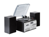Audio Home Entertainment System Turntable, CDs, Vinyl, Wireless Streaming & More V196-CD114BL