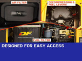 GENPOWER 7kW Peak 5kW Rated Commercial Diesel Generator, Electric Key Start, 1 20A 415V 3 Phase, 3 V219-GEN3DSGPRC1M4