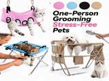 Pet Grooming Sling Hanging Restraint Bag for Cats - Breathable Suspended Bed for Bathing, Nail V1366-AZ2-W-16050