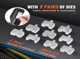 Hydraulic Crimping Tool with 9 Sets of Dies AWG12-2/0 Copper And Aluminum Terminal Battery Lug V952-DLYJQTLDLAWG16PK0V0