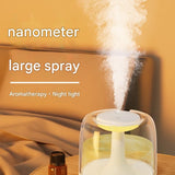 Black 650ML USB Mini Humidifier with Aromatherapy Function, Cool Mist Air Humidifier for Bedroom, V888-ELOSUNG53433