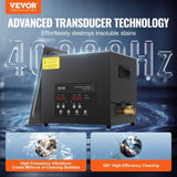 10L Ultrasonic Cleaner Cleaning Machine with Basket Heater and Timer 240W V952-HGKCSBQXJ10LMJDLBV3