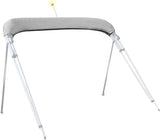 Silver 600D Marine Grade Bimini Top Boot Cover, UVResistant Waterproof Oxford Storage Bag for 34 V1188-MS-901-004-2