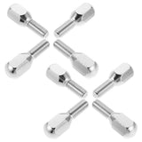 8-Piece Plated Stainless Steel Wheel Hub Bolts for Car and ATV Lug Nuts, and Fit V1369-AZ3-W-19133