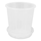 5 Set Orchid Pots with Holes and Saucers Breathable Clear Plastic Orchid Planter Plant Pot for V1294-YM0901-3111240151711