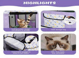 1 piece hot sale cat nursery pet nursery, foldable with a black handbag cat dog cage fence dog cat V1102-HEMM-003