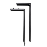 Fence Post Repair Kit Heavy Duty Steel Stakes Anchor Ground Spike for Inclined Broken Wooden Fences V1294-YM0901-3111250030911