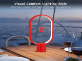 Red Magnetic Balance LED Table Lamp USB-Powered, Dimmable Eye-Care Light with Award-Winning Design V1107-MAGNETIC BALANCE LED TABLE LAMP1