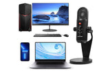 USB Microphone Computer PC Mic Plug&Play Gaming Microphones V1263-JX-6326