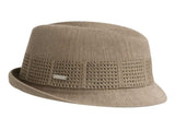 KANGOL Lace Panel Duke Hat K0593FA Trilby Fedora Stingy Brim - Mousse - M V563-KNGOL-K0593FA-MOUSSE-M
