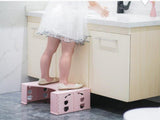 Foldable Toilet Stool, NonSlip Bathroom Potty Step Stool Adults & Kids, Portable Squat Stool V1188-MS-730-035