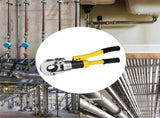 Hydraulic Pipe Crimper Plier Set Tube Plumbing Tool with Crimping Dies for Stainless Steel Pipe V985-PIPECRIMPERSET