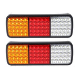 Giantz Pair 75 LED Tail Lights Stop Reverse Indicator 12V Ute Trailer Caravan Truck Boat TAIL-LT-75X2-HRL