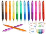 Retractable Erasable Gel Pens Clicker, Refillable & Retractable Gel Ink Pens, Fine Point 0.7mm, V1370-AZ4-22917