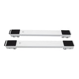 2 Sets Mobile Roller Bracket Furniture Raised Base Moving Wheels for Refrigerator Washing Machine V1294-YM0717-3117220184113