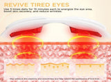 Under Eye Red Light Therapy Glasses, Eye Massager Devices for Relieve Eye Bag, Reducing Dark Circles V1107-111-50320
