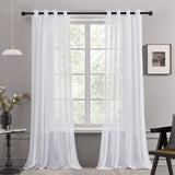2 pcs Set Voile Curtains Super Soft Decorative Eyelet Curtain Living ROom Bedroom Girl Baby V1188-MS-227-1604
