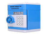 Electronic Money Saving Box ATM Password Cash Money Bank Security Lock Box for Children KidBlue V1294-YM0523-3117210207211