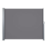 Instahut Side Awning Sun Shade Outdoor Blinds Retractable Screen 1.4X3M GR AWN-B-SIDE-FC-140-GREY