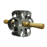 Donut Cutter, Stainless Steel Donut Mold & Dough Stamp Maker, Baking Tool with Wooden Handle, for V1366-AZ2-W-16750