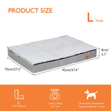 Soft Washable Dog Bed with Anti-Slip Crate Mat V767-P-XD328-L