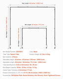 Over The Table Rod Stand with Clamps, 13"-42" Tall & 28"-98" Length Adjustable, 2 Packs Table Arch V952-ZSGJ2JHSBDTTEYQ85001V0