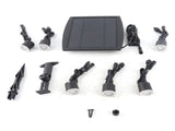 3.2V 0.2W 6PCS Solar Deck Lights IP65 Solar Garden Light Sensing Garden Paths Underground Lamp LED V1294-YM0901-L3007WW-6