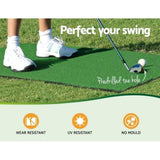 Everfit Golf Hitting Practice Mat Portable Driving Range Training Aid 80x60cm GOLF-A-MAT-M-GN