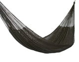 Outdoor undercover cotton Mayan Legacy hammock King size Black V97-TKBLACK