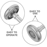 4Pcs Heavy Duty Garage Door Iron Pulley Rollers with Silent Smooth Sliding Bearings V1192-AZ-W-28023