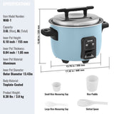 VEVOR Commercial Rice Cooker, 40-Cup Rice Cooker, 8 Liter Large Rice Cooker and Warmer with Nonstick V952-SYDFBFGS8LFGQJXTIV3