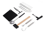 Coconut Opener Tool Set Stainless Steel Coconut Shell Puncher Cutter Rubber Hammer Kit with Straw V1294-YM0901-3118240105111