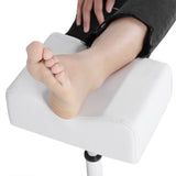 Height Adjustable Cosmetic Chair Home Shop Comfortable Seat Cushion Stool White V1294-YM0901-JY15047