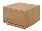 Oscar 1 Drawer Low Bedside Table V199-BS050NMNI