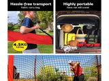 Everfit 7ft Baseball Net Pitching Kit with Stand Softball Training Aid Sports PN-R010-RD