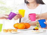 Tutuviw 7oz Plastic Kids Cup Set of 8 Children Drinking Cups, Reusable Juice Tumblers, Unbreakable V1189-WXFWAL-20260319-00237