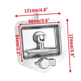 4-Piece T Handle Locks Tool Box With Keys Stainless Steel Trailer Camper Truck V465-04138 X4