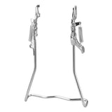 SWETRACE 1Set Iron Bike Bracke for Bikes with Rear Kickstand 38 x 25 x 0.4in Silver V1189-LWWAL-20260327-03735