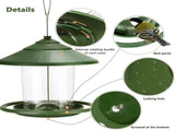 Bird feeder house, hanging food dispenser for wilds, hanging feeding station to hang up, V1259-DP01-A-1666